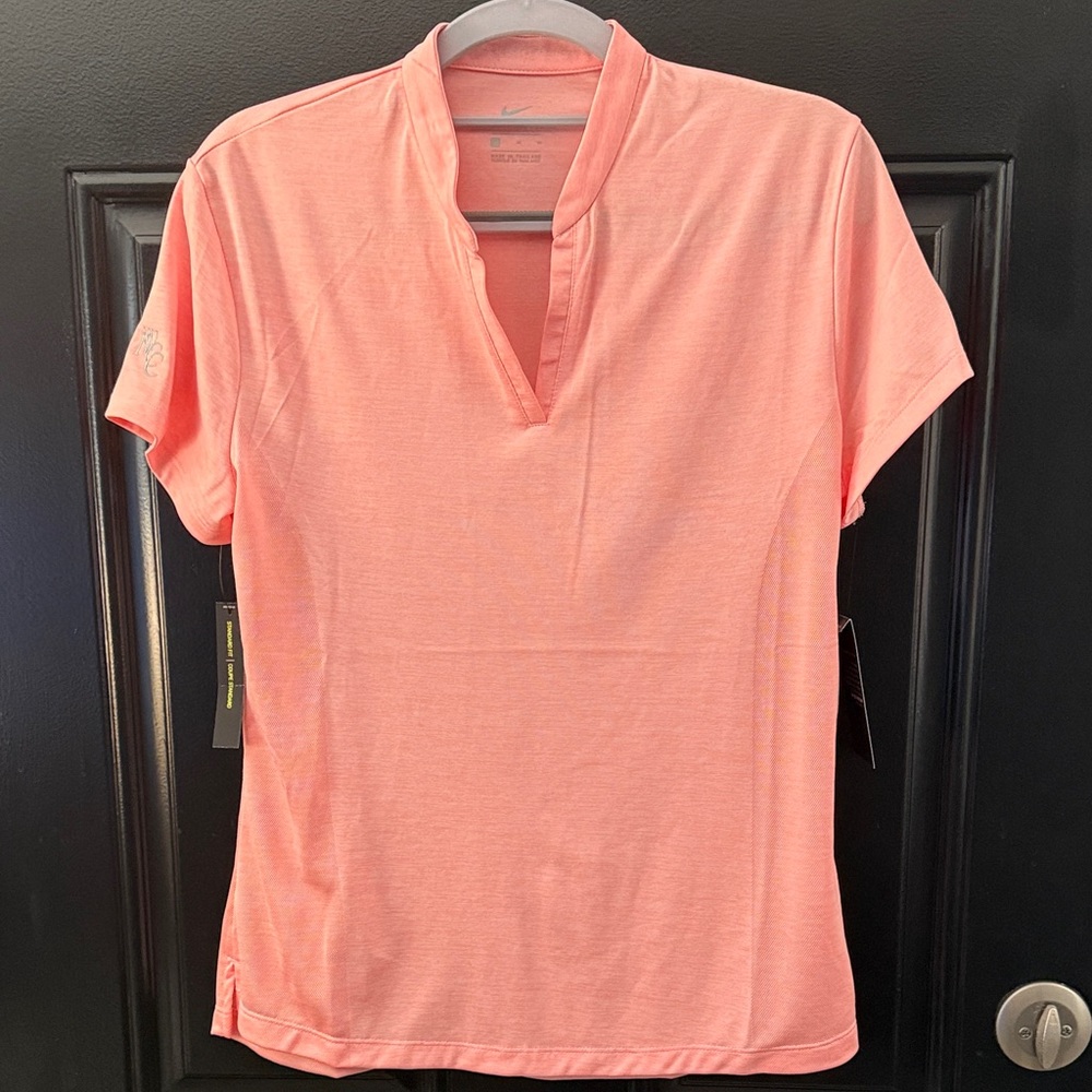 Nike Women's Peach Short Sleeve Top